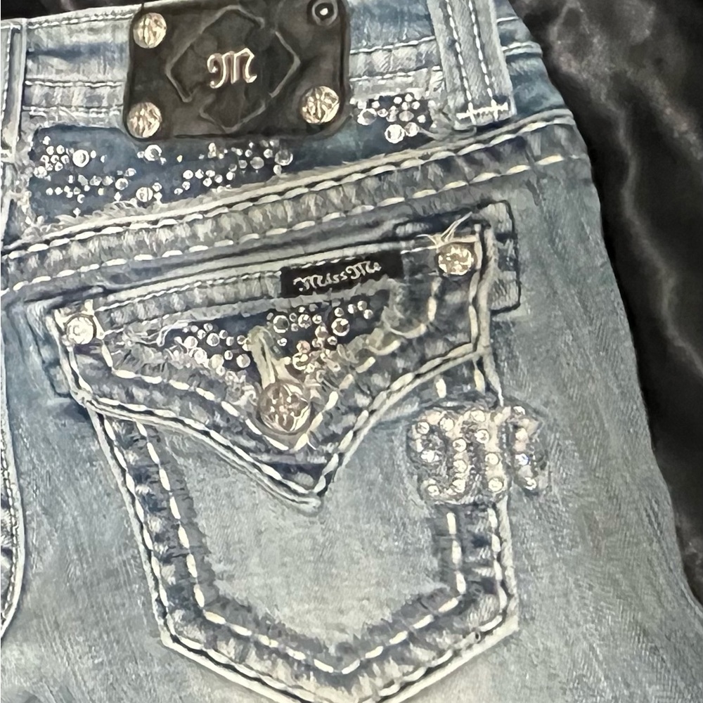 Miss Me Women's Light Blue Embellished Jeans